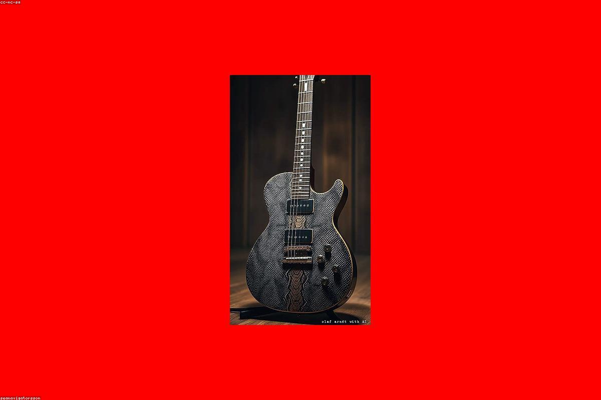 Copeaux de bois et rabots de luthier posés sur un manche de guitare en fabrication